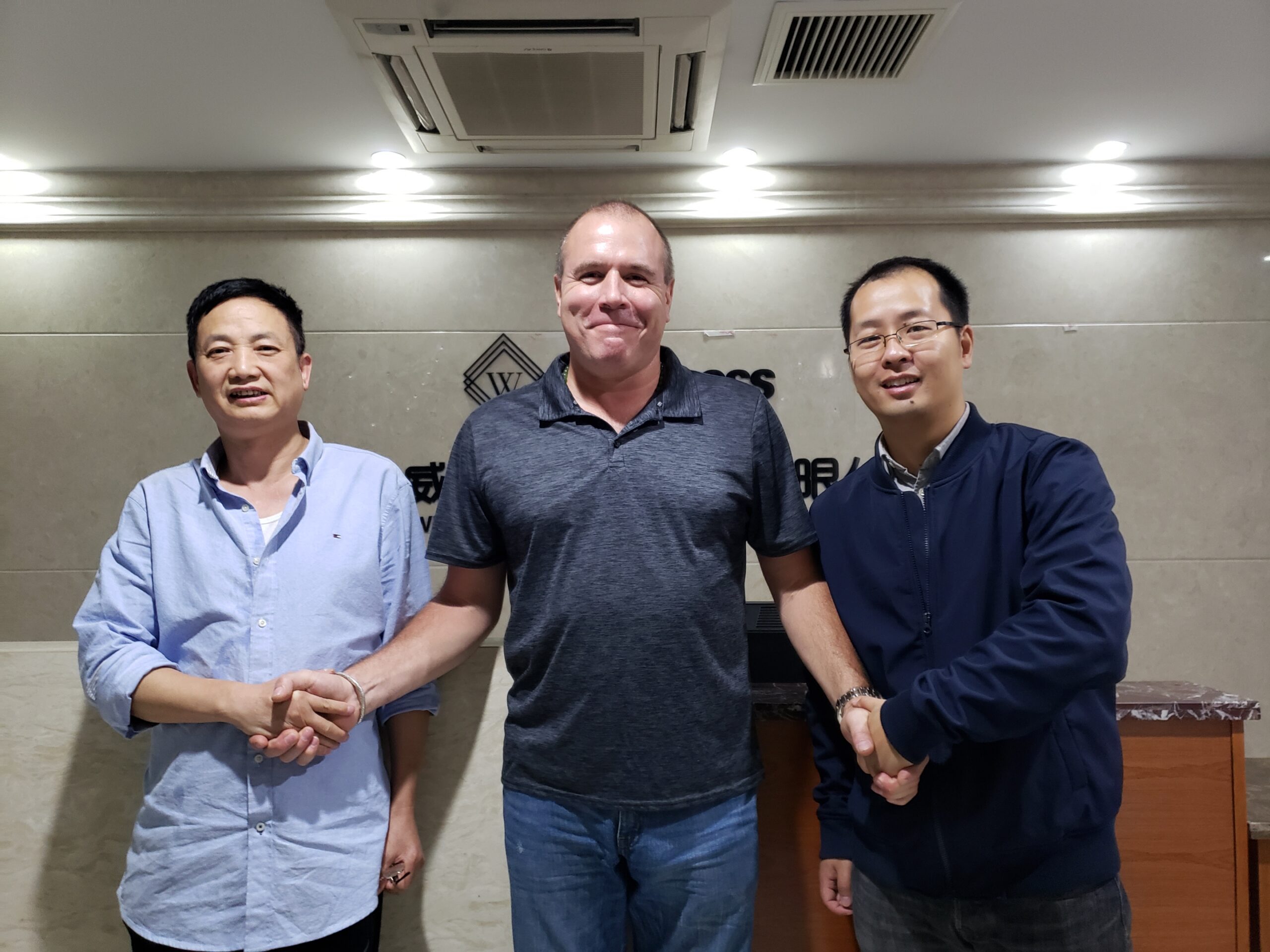 Factory visit in China